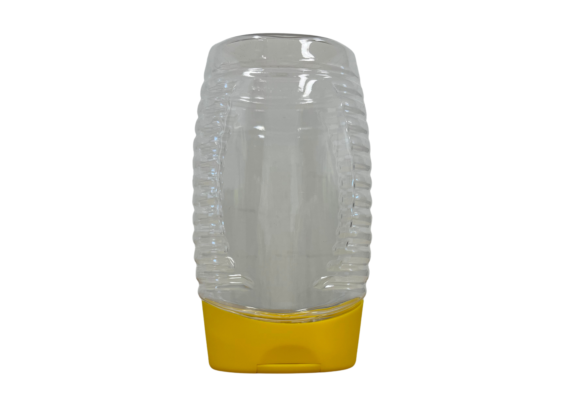 500g Honey Squeeze Bottles + Lids (Yellow) 100 Box