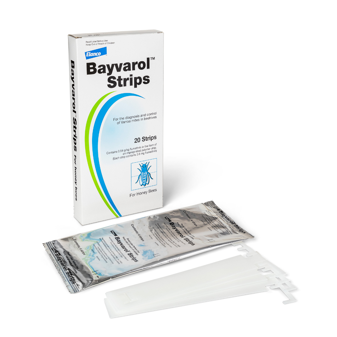 Bayvarol - Varroa Miticide Strips - PKT 20 - Treats x5 Hives*