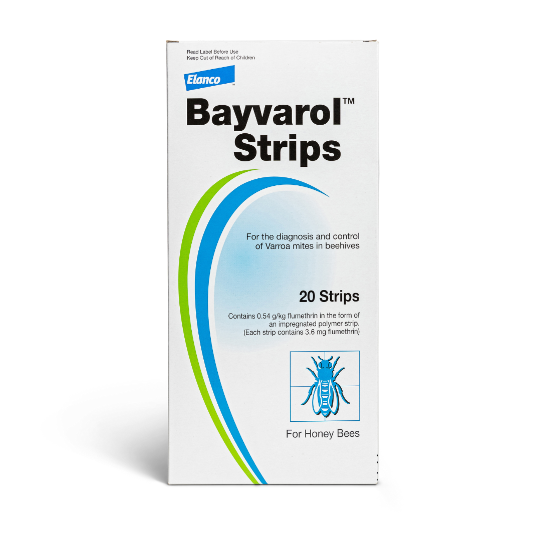 Bayvarol - Varroa Miticide Strips - PKT 20 - Treats x5 Hives*