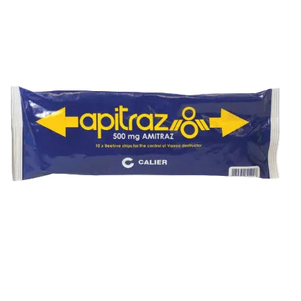APITRAZ - Varroa Control Miticide Strips – Treats 5x Brood Boxes*