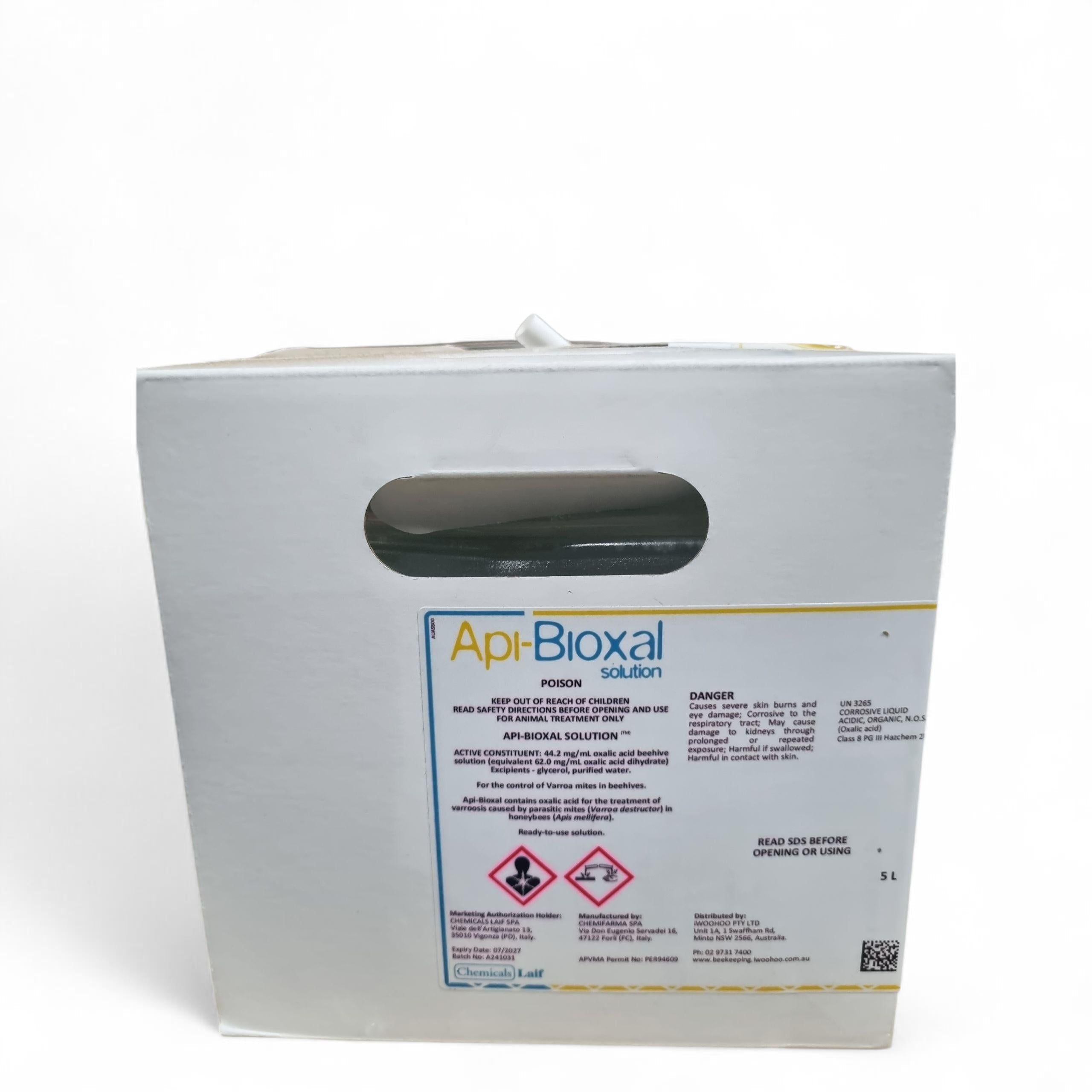 Api-Bioxal - Organic Varroa Treatment - 5L