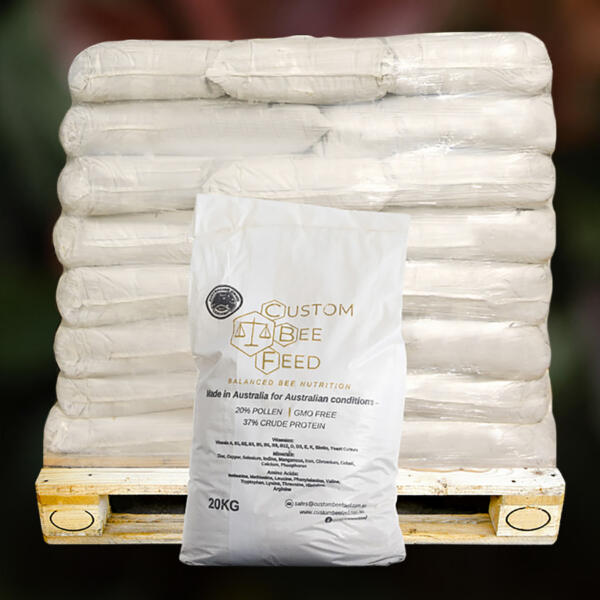 Custom Bee Feed – bulk pallet 50 x 20kg bags